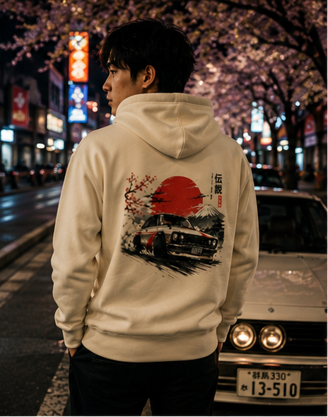 Irohazaka Drift Unisex Hoodie