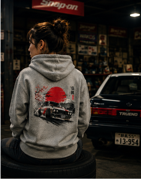 Irohazaka Drift Unisex Hoodie