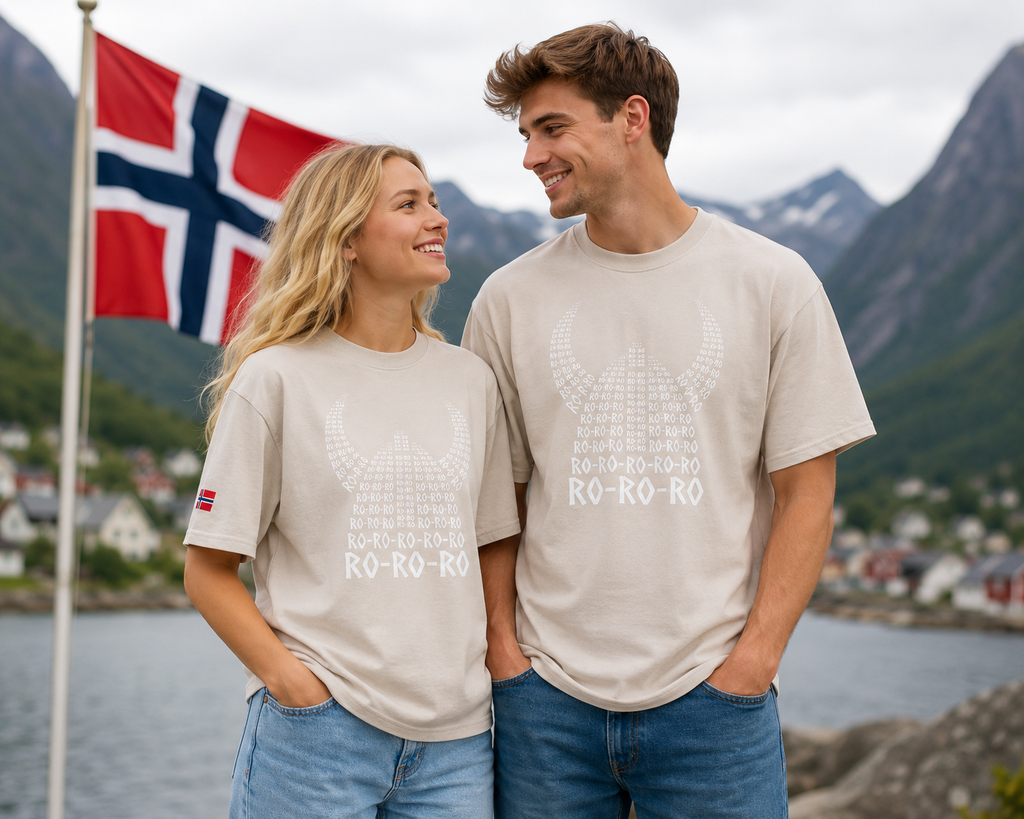 RO-RO-RO The Helmet Norwegian Flag Limited Ed. Unisex classic tee