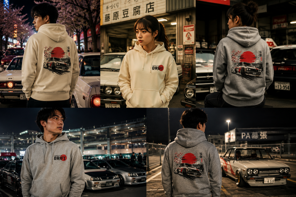 Irohazaka Drift Unisex Hoodie