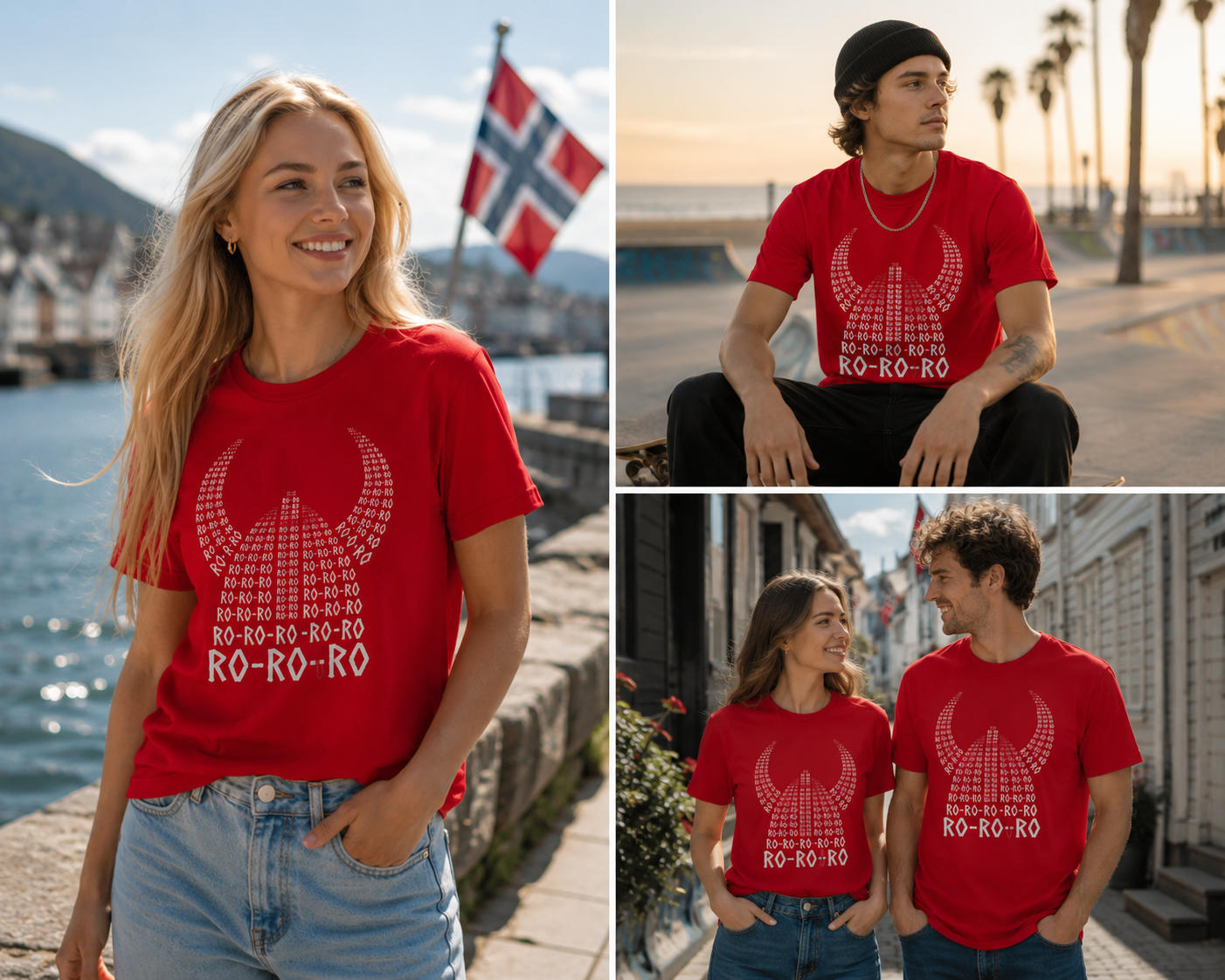 RO-RO-RO! The Helmet - Norway Edition Unisex t-shirt