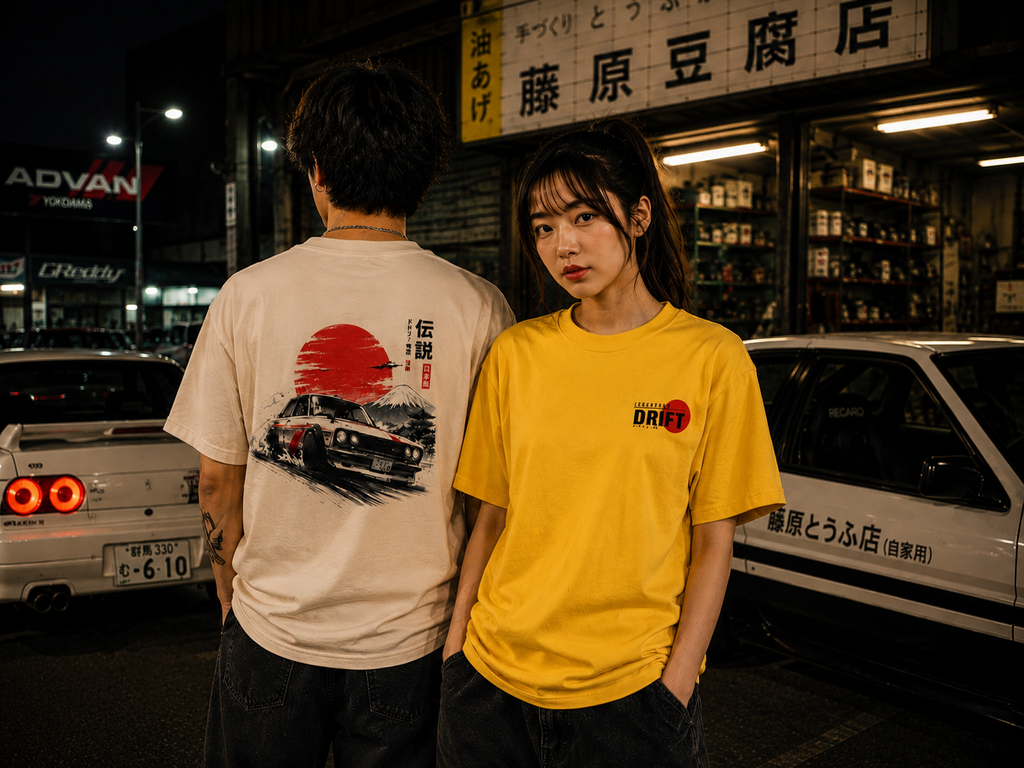 Irohazaka Drift - classic tee, unisex